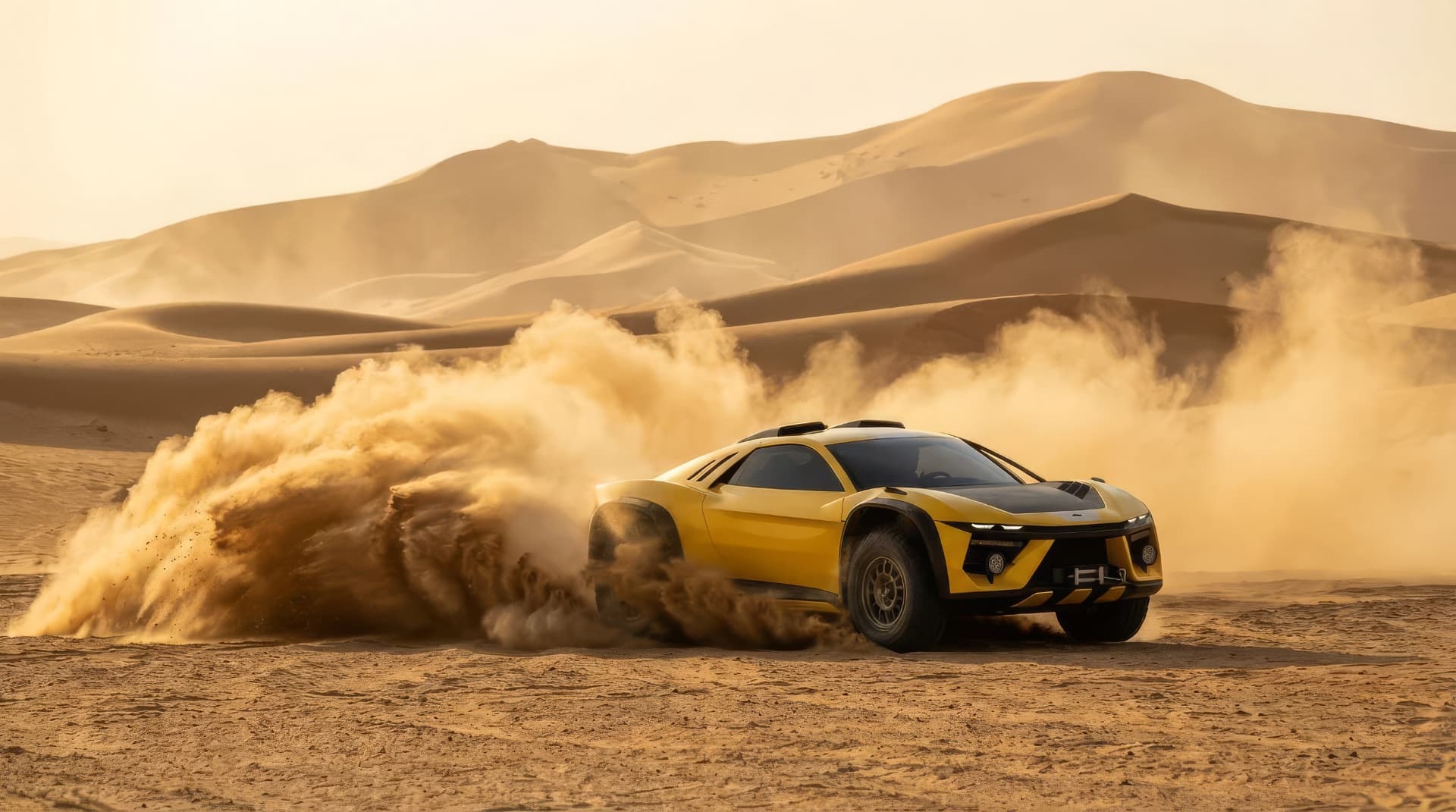 Atrax drifting through desert dunes